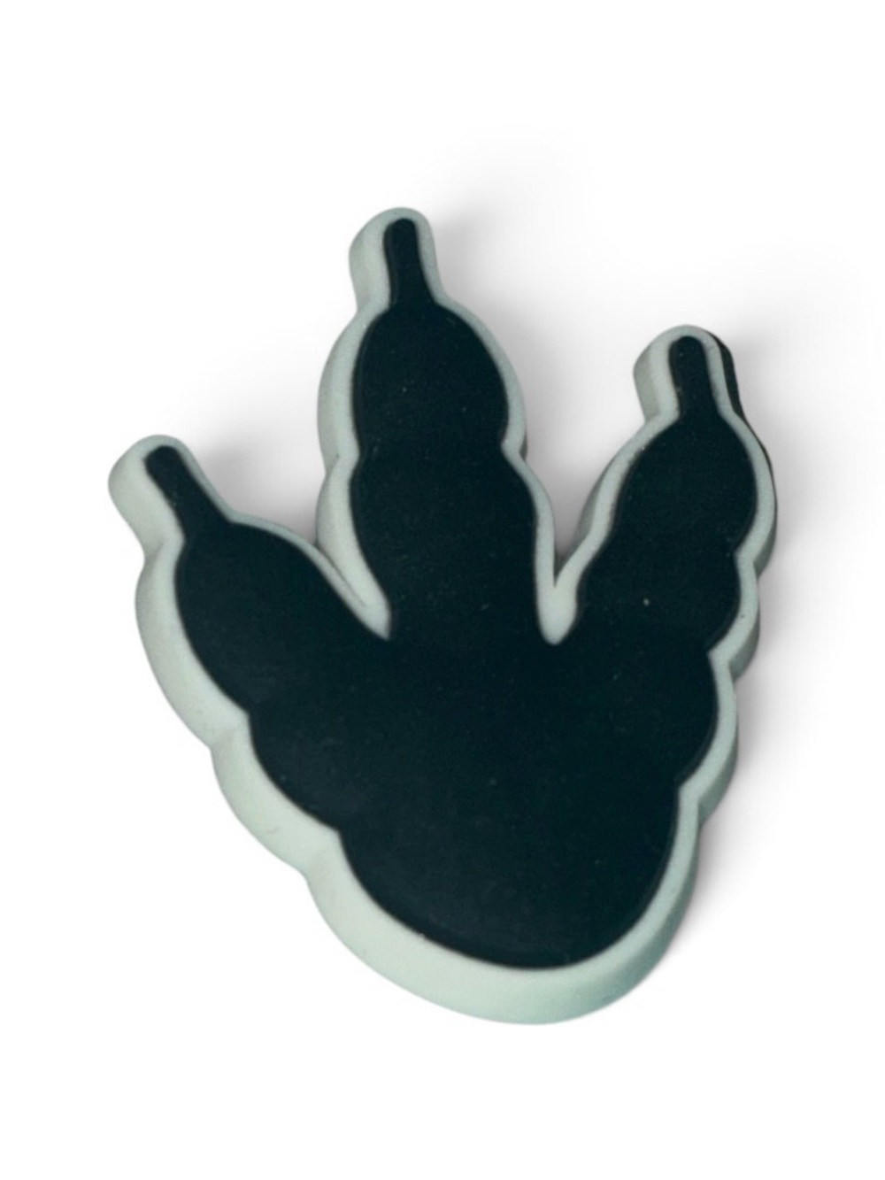Black & White Dino Claw Shoe Charm for Crocs
